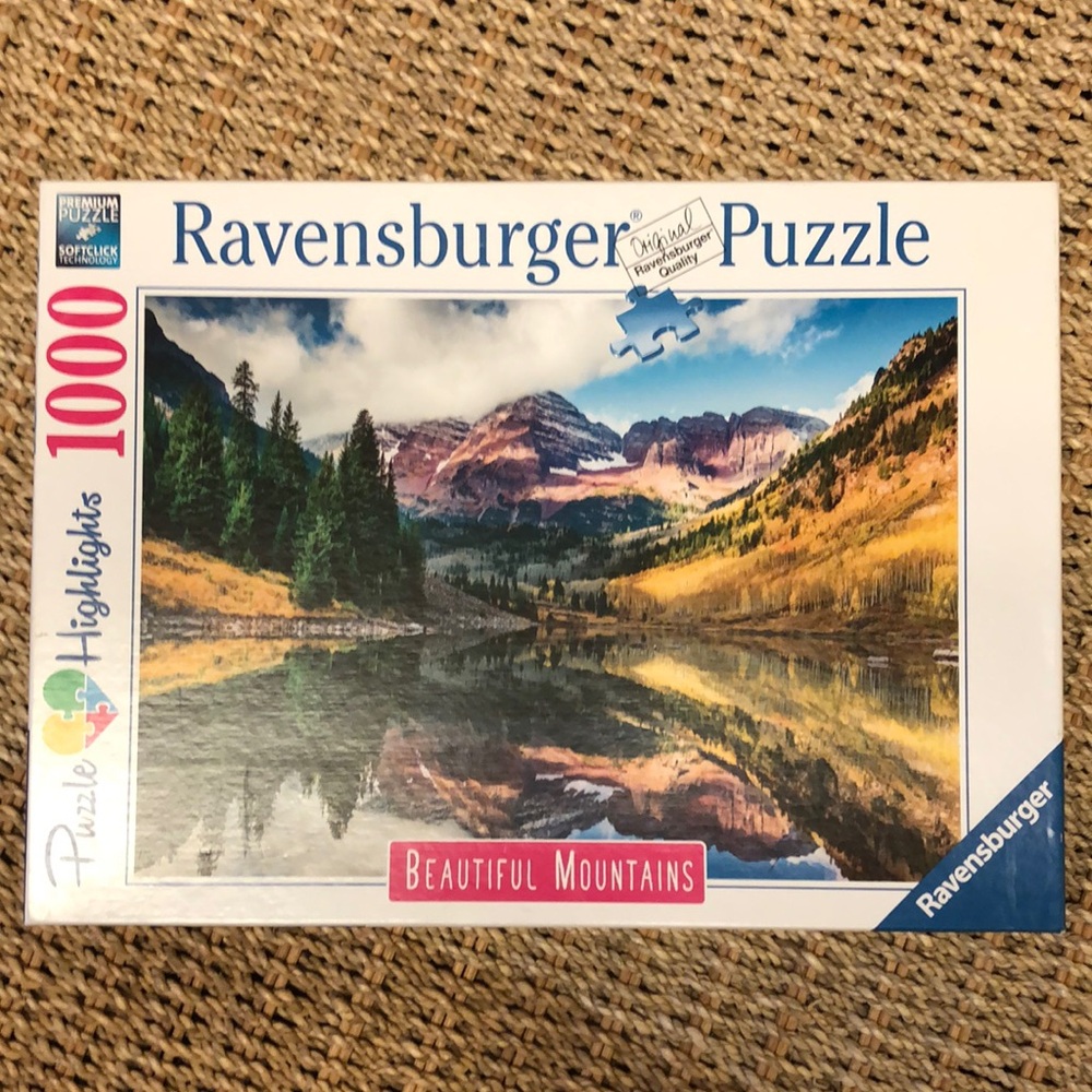 2for$20🟠Ravensburger 1000-Piece 'Beautiful Mountains' Puzzle - Scenic Landscape